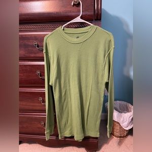 Long sleeve green tee